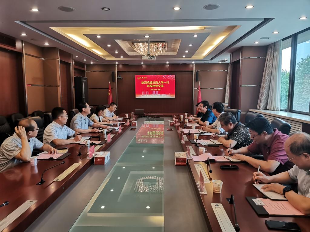 济南大学一行来访诸侯快讯